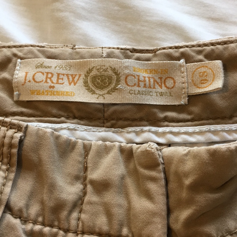 2000s J Crew Classic Twill Chinos 0 short - Picture 5 of 8